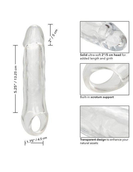 CALIFORNIA EXOTICS PERFORMANCE MAXX EXTENSION CLARA 75 TRANSPARENTE