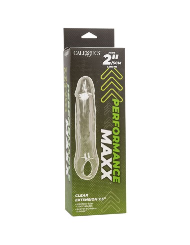 CALIFORNIA EXOTICS PERFORMANCE MAXX EXTENSION CLARA 75 TRANSPARENTE