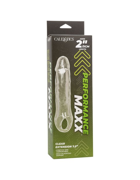 CALIFORNIA EXOTICS PERFORMANCE MAXX EXTENSION CLARA 75 TRANSPARENTE