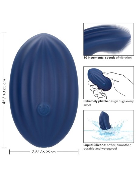 CALIFORNIA EXOTICS CASHMERE VELVET CURVE AZUL