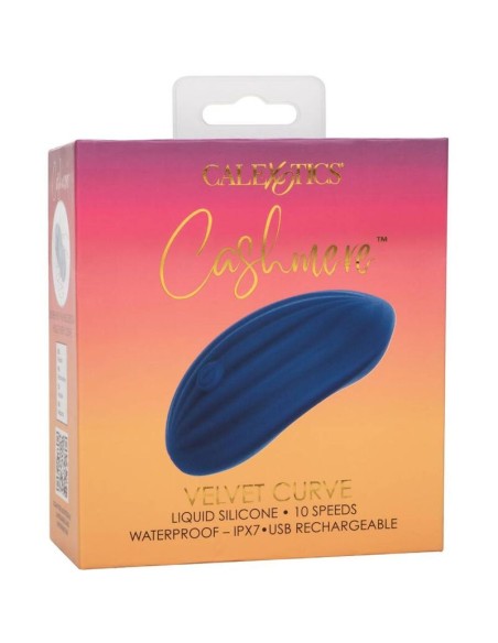 CALIFORNIA EXOTICS CASHMERE VELVET CURVE AZUL