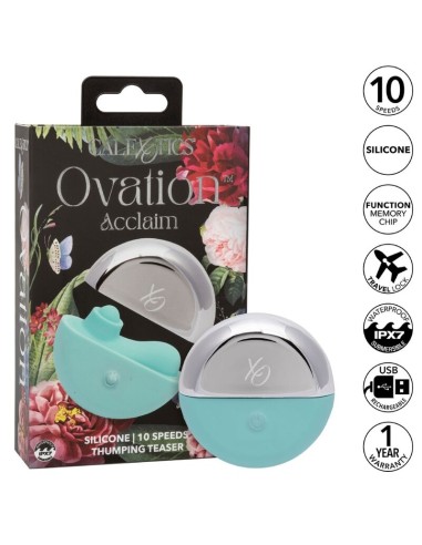 CALIFORNIA EXOTICS OVATION ACCLAIM ESTIMULADOR VERDE AGUA
