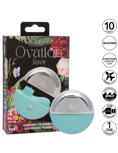 CALIFORNIA EXOTICS OVATION RAVE ESTIMULADOR VERDE AGUA