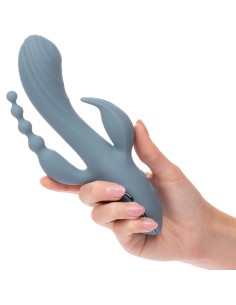 CALIFORNIA EXOTICS VIBRADOR TRIPLE EXTASIS GRIS