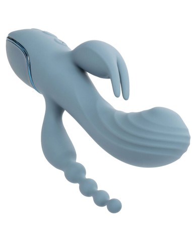 CALIFORNIA EXOTICS VIBRADOR TRIPLE EXTASIS GRIS