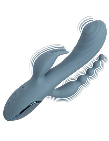 CALIFORNIA EXOTICS VIBRADOR TRIPLE EXTASIS GRIS