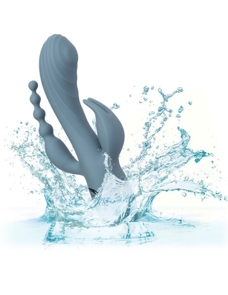 CALIFORNIA EXOTICS VIBRADOR TRIPLE EXTASIS GRIS