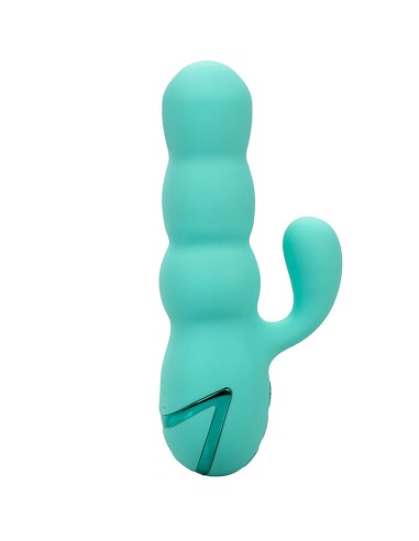 CALIFORNIA EXOTICS DEL MAR DIVA VIBRADOR RABBIT VERDE AGUA BY CALIFORNIA DREAMING