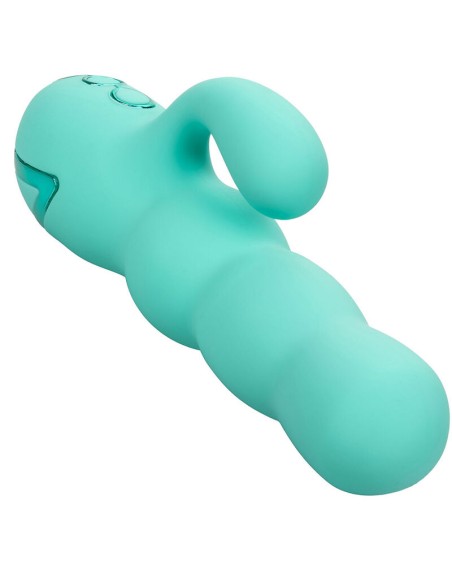 CALIFORNIA EXOTICS DEL MAR DIVA VIBRADOR RABBIT VERDE AGUA BY CALIFORNIA DREAMING
