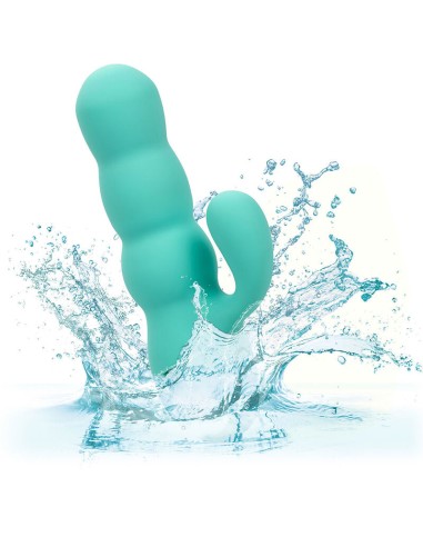CALIFORNIA EXOTICS DEL MAR DIVA VIBRADOR RABBIT VERDE AGUA BY CALIFORNIA DREAMING