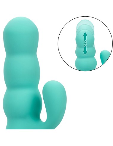 CALIFORNIA EXOTICS DEL MAR DIVA VIBRADOR RABBIT VERDE AGUA BY CALIFORNIA DREAMING