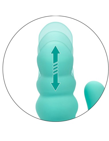 CALIFORNIA EXOTICS DEL MAR DIVA VIBRADOR RABBIT VERDE AGUA BY CALIFORNIA DREAMING
