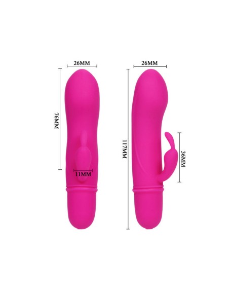 PRETTY LOVE FLIRTATION VIBRADOR CON RABBIT CAESAR
