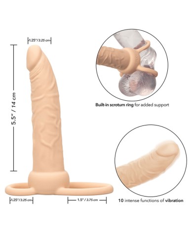 CALIFORNIA EXOTICS PERFORMANCE MAXX DOBLE PENETRADOR RECARGABLE PIEL CLARO