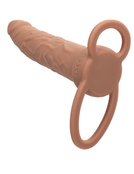 CALIFORNIA EXOTICS PERFORMANCE MAXX DOBLE PENETRADOR RECARGABLE PIEL MORENO