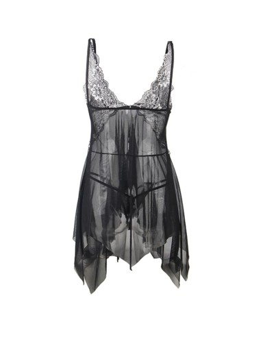 SUBBLIME BABYDOLL TELA TUL PECHO ENCAJE S M
