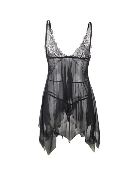 SUBBLIME BABYDOLL TELA TUL PECHO ENCAJE S M