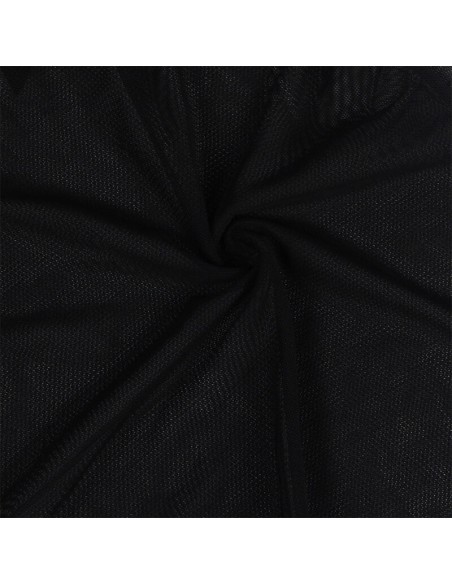SUBBLIME BABYDOLL TELA DE TUL DETALLE ENCAJE Y FLOR NEGRO S M