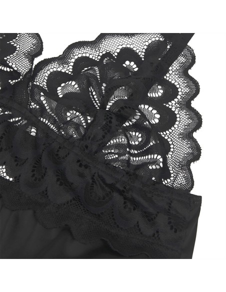 SUBBLIME BABYDOLL CON ESTAMPADO FLORAL PECHO NEGRO S M