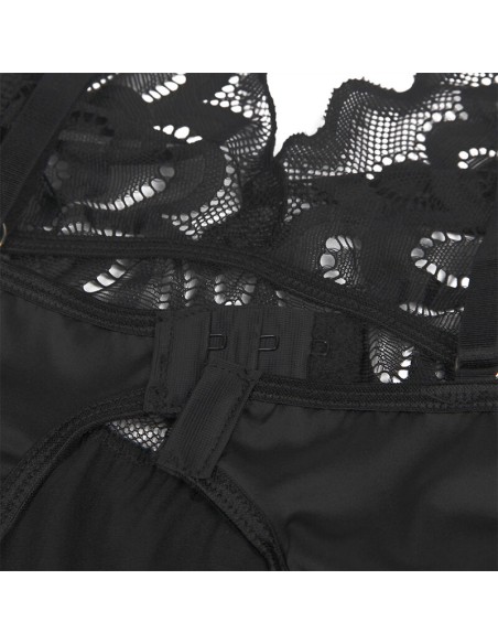SUBBLIME BABYDOLL CON ESTAMPADO FLORAL PECHO NEGRO S M