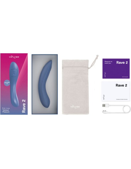 WE VIBE RAVE 2 VIBRADOR PUNTO G AZUL