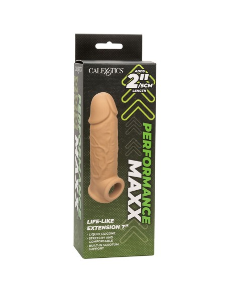 CALIFORNIA EXOTICS PERFORMANCE MAXX EXTENSION REALISTA 7 PIEL CLARO