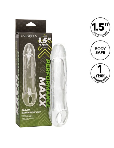 CALIFORNIA EXOTICS PERFORMANCE MAXX EXTENSION CLARA 65 TRANSPARENTE