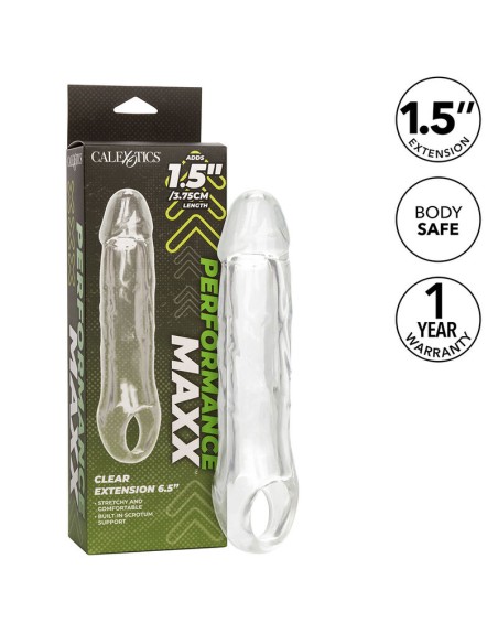 CALIFORNIA EXOTICS PERFORMANCE MAXX EXTENSION CLARA 65 TRANSPARENTE