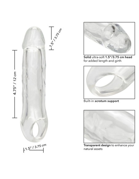 CALIFORNIA EXOTICS PERFORMANCE MAXX EXTENSION CLARA 65 TRANSPARENTE