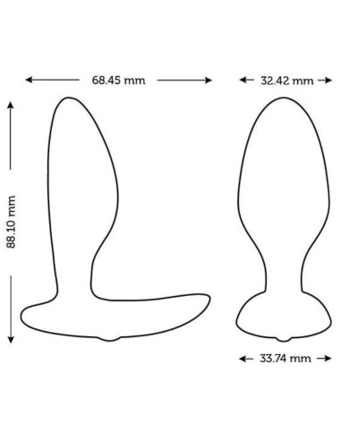 WE VIBE DITTO PLUG ANAL VIBRADOR ROSA