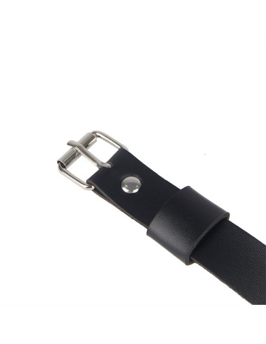 SUBBLIME ARNES DE PIERNA CADENA CUERO NEGRO TALLA UNICA