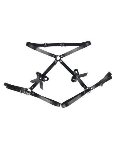 SUBBLIME ARNES CINTURA Y PIERNAS CUERO NEGRO TALLA UNICA
