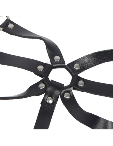 SUBBLIME ARNES DE CUERPO CORREAS AJUSTABLE CUERO NEGRO TALLA UNICA