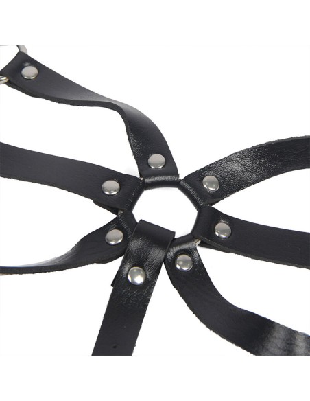 SUBBLIME ARNES DE CUERPO CORREAS AJUSTABLE CUERO NEGRO TALLA UNICA