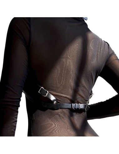 SUBBLIME ARNES DE PECHO CUERO NEGRO TALLA UNICA