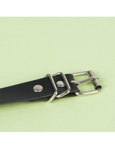 SUBBLIME CINTURON DE CADENAS CUERO NEGRO TALLA UNICA
