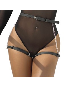 SUBBLIME ARNES FORMA CINTURON CUERO NEGRO TALLA UNICA