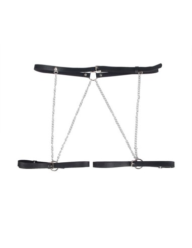 SUBBLIME ARNES FORMA CINTURON CUERO NEGRO TALLA UNICA
