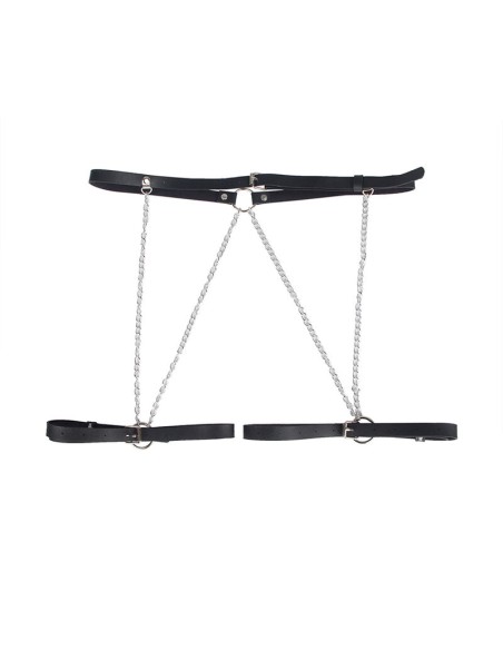 SUBBLIME ARNES FORMA CINTURON CUERO NEGRO TALLA UNICA
