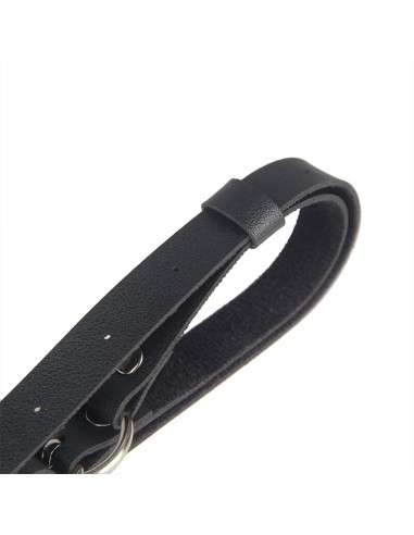 SUBBLIME ARNES FORMA CINTURON CUERO NEGRO TALLA UNICA