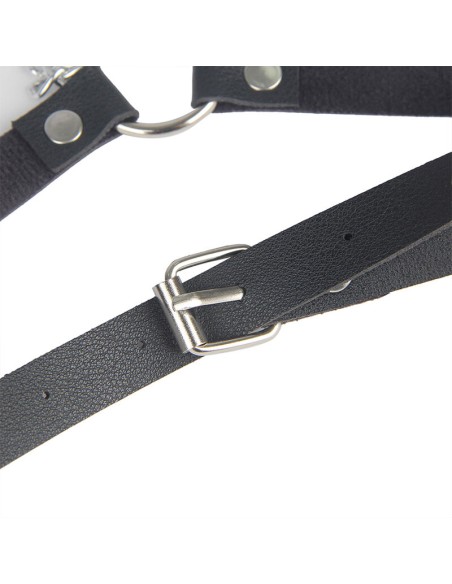 SUBBLIME ARNES FORMA CINTURON CUERO NEGRO TALLA UNICA