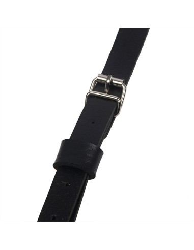 SUBBLIME ARNES DE PECHO ANILLAS DE CUERO NEGRO TALLA UNICA