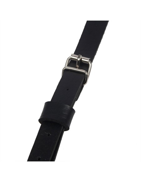 SUBBLIME ARNES DE PECHO ANILLAS DE CUERO NEGRO TALLA UNICA