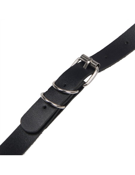 SUBBLIME ARNES CUERPO ENTERO CON HEBILLAS CUERO NEGRO TALLA UNICA