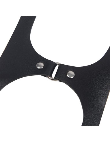 SUBBLIME ARNES CUERPO ENTERO CON HEBILLAS CUERO NEGRO TALLA UNICA