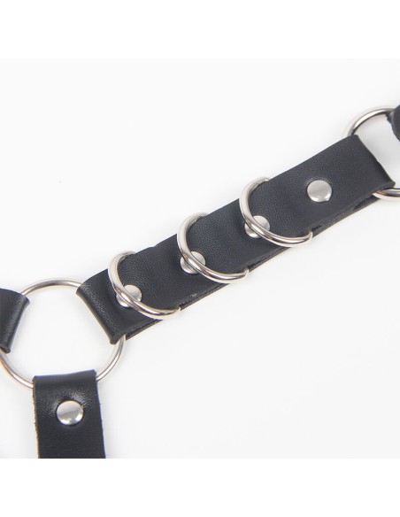 SUBBLIME ARNES CINTURON Y LIGA DETALLE ANILLAS Y CADENA TALLA UNICA