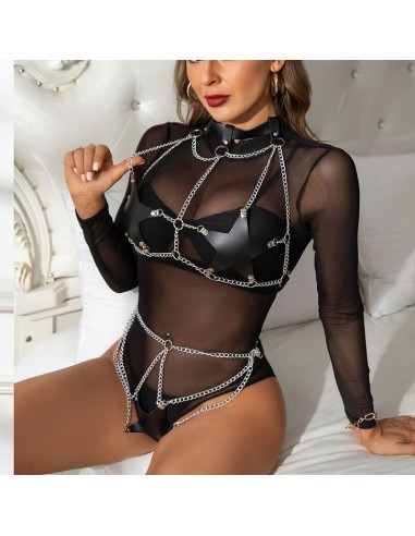 SUBBLIME ARNES CUERPO ENTERO ESTRELLA DETALLE CADENA TALLA UNICA