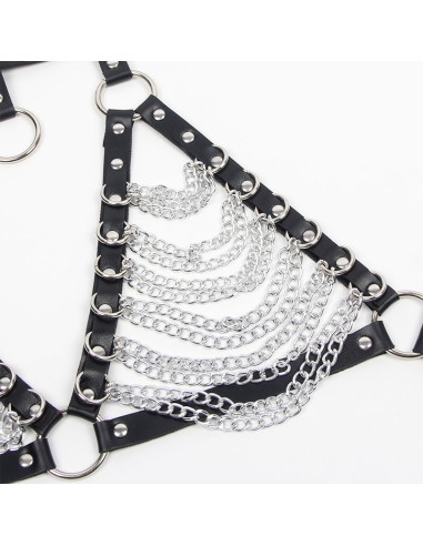SUBBLIME ARNES SUJETADOR Y COLLAR CON CADENAS TALLA UNICA