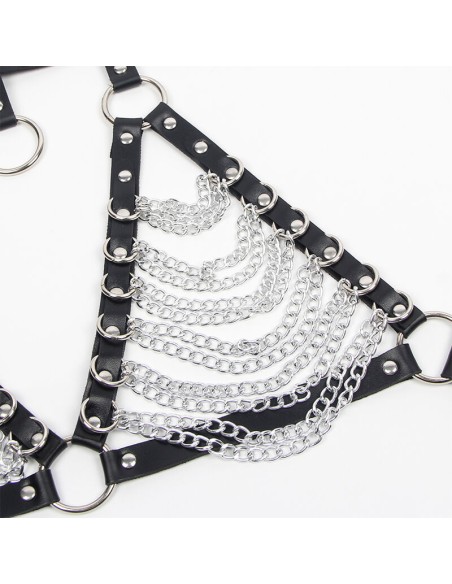 SUBBLIME ARNES SUJETADOR Y COLLAR CON CADENAS TALLA UNICA