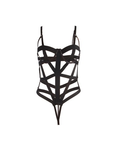 SUBBLIME BODY SEXY CON RECORTES NEGRO S M